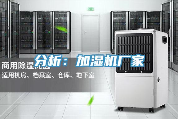 分析：加湿机厂家