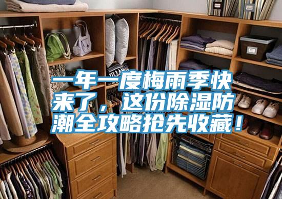 一年一度梅雨季快来了，这份除湿防潮全攻略抢先收藏！