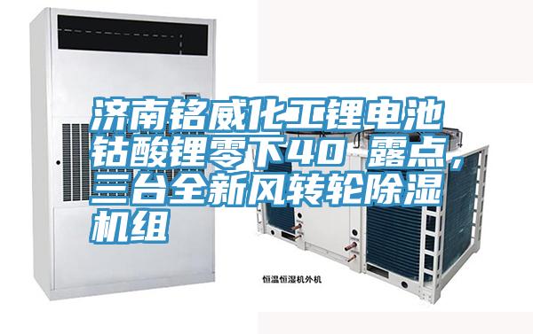 济南铭威化工锂电池钴酸锂零下40℃露点，三台全新风转轮小黄片直播视频组