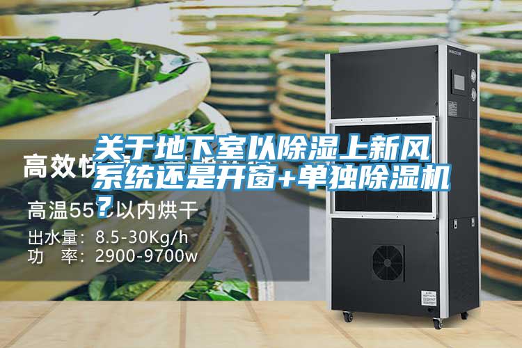 关于地下室以除湿上新风系统还是开窗+单独小黄片直播视频？