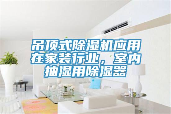 吊顶式小黄片直播视频应用在家装行业，室内抽湿用除湿器