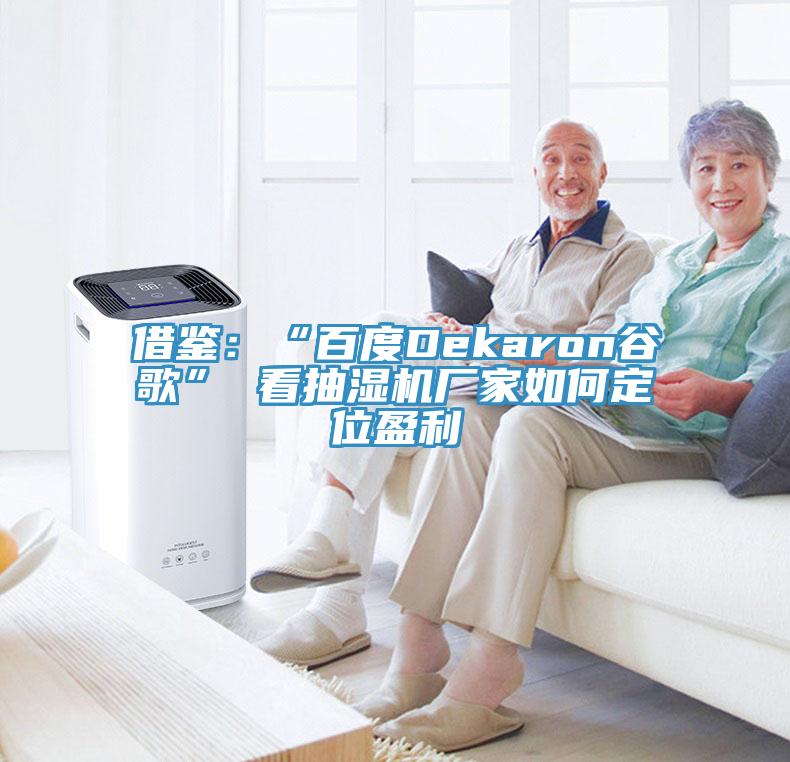 借鉴：“百度Dekaron谷歌” 看抽湿机厂家如何定位盈利