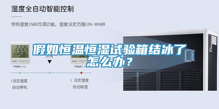 假如恒温恒湿试验箱结冰了怎么办？