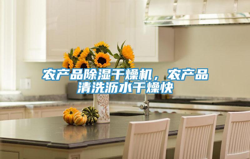 农产品除湿干燥机，农产品清洗沥水干燥快