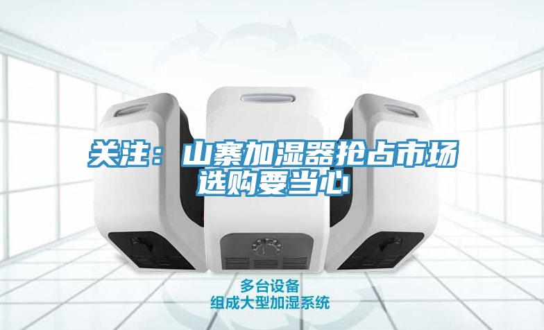 关注：山寨加湿器抢占市场　选购要当心