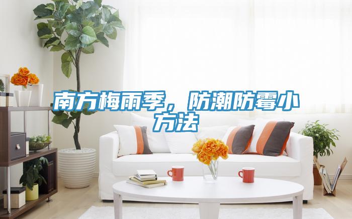 南方梅雨季，防潮防霉小方法