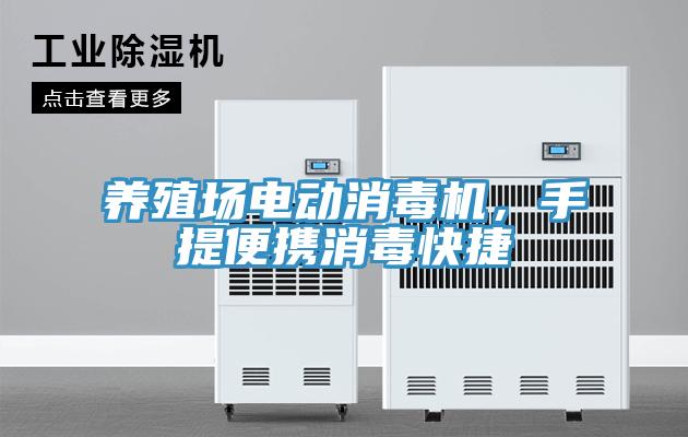 养殖场电动消毒机，手提便携消毒快捷