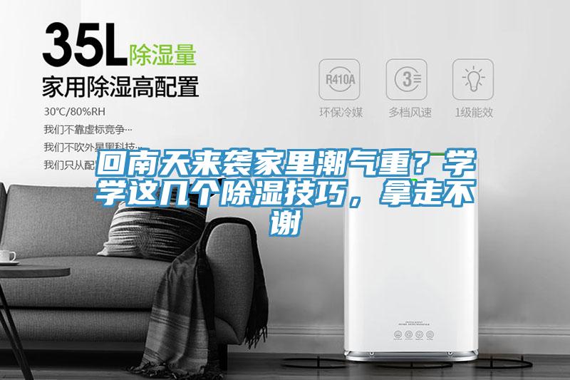 回南天来袭家里潮气重？学学这几个除湿技巧，拿走不谢