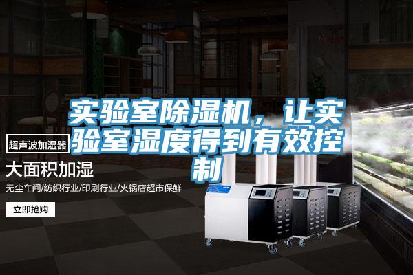 实验室小黄片直播视频，让实验室湿度得到有效控制