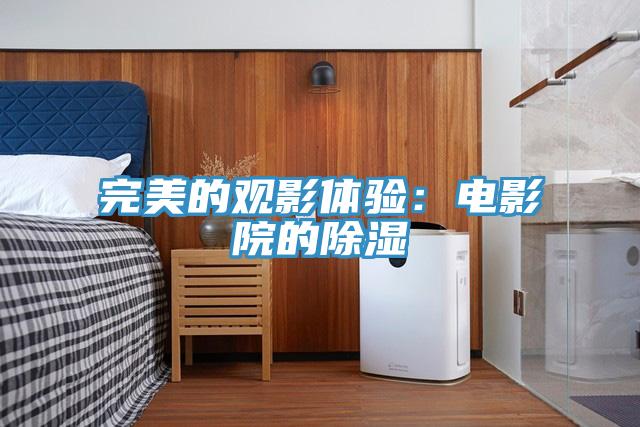 完美的观影体验：电影院的除湿