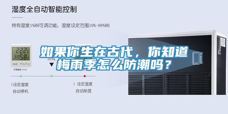如果你生在古代，你知道梅雨季怎么防潮吗？