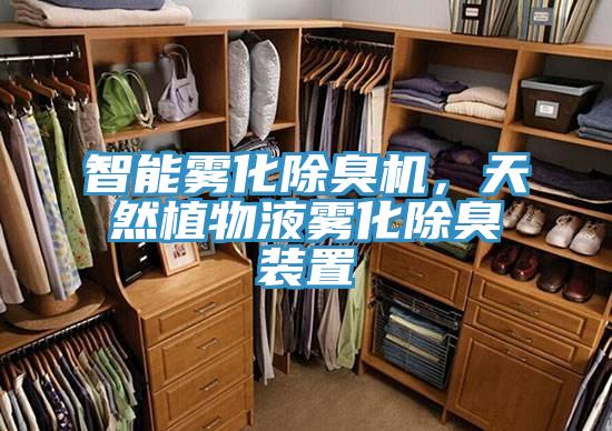 智能雾化除臭机，天然植物液雾化除臭装置
