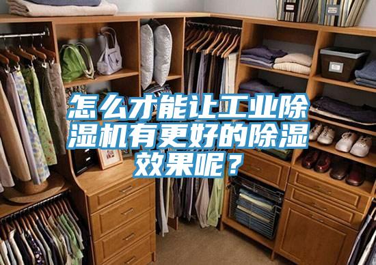 怎么才能让工业小黄片直播视频有更好的除湿效果呢？