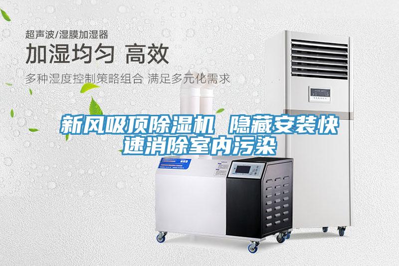 新风吸顶小黄片直播视频 隐藏安装快速消除室内污染