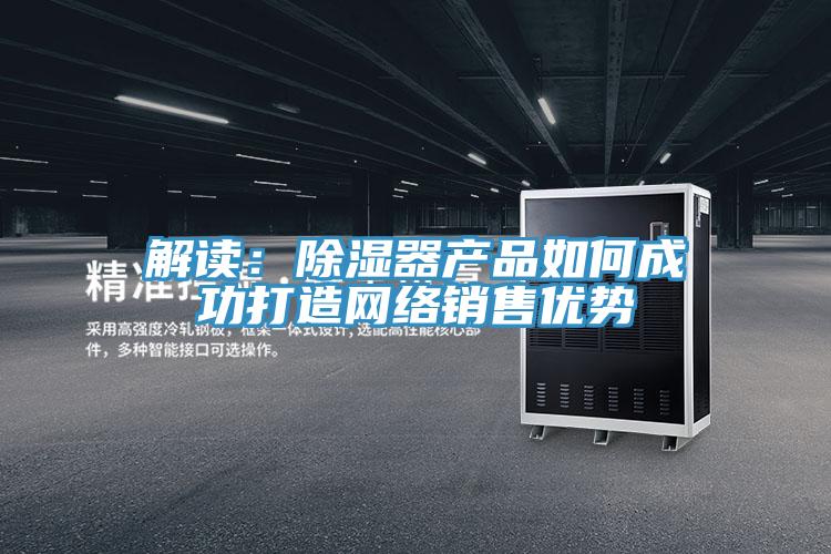 解读：除湿器产品如何成功打造网络销售优势