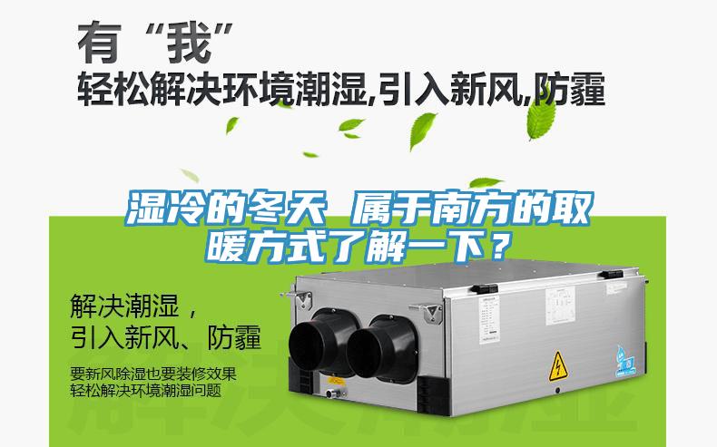 湿冷的冬天 属于南方的取暖方式了解一下？