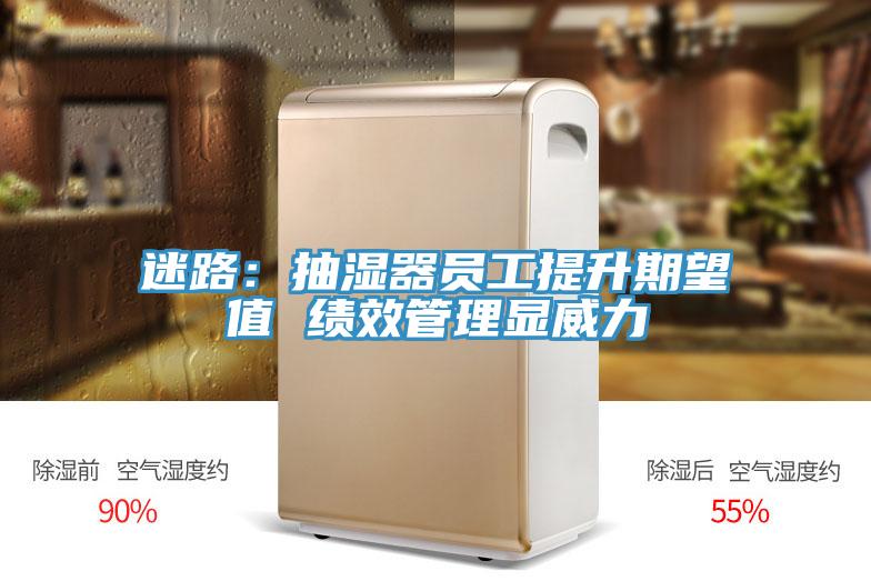 迷路：抽湿器员工提升期望值 绩效管理显威力