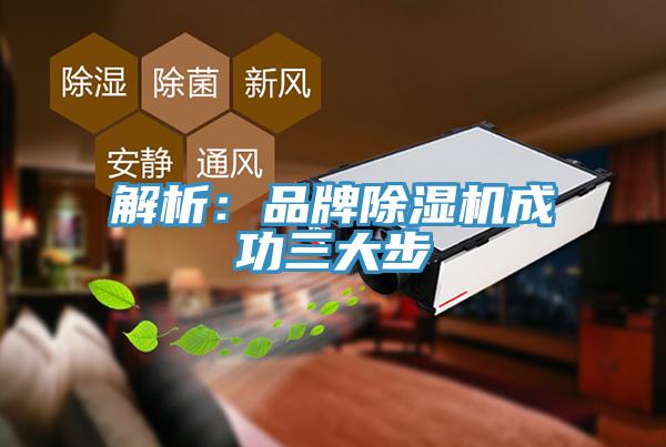 解析：品牌小黄片直播视频成功三大步