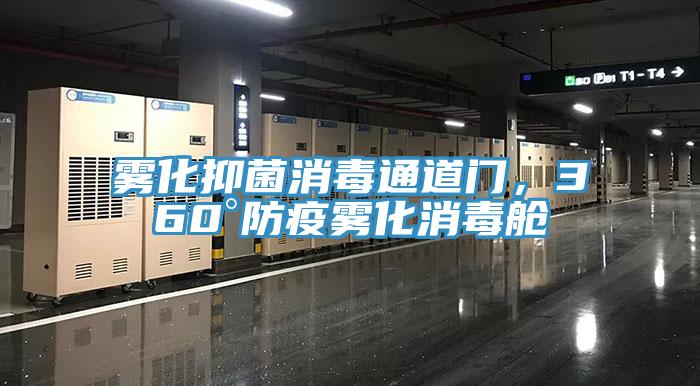 雾化抑菌消毒通道门，360°防疫雾化消毒舱