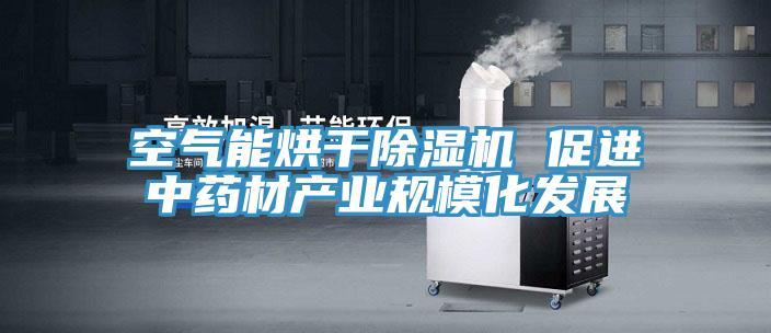 空气能烘干小黄片直播视频 促进中药材产业规模化发展