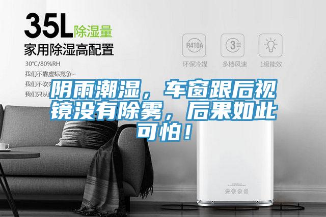 阴雨潮湿，车窗跟后视镜没有除雾，后果如此可怕！