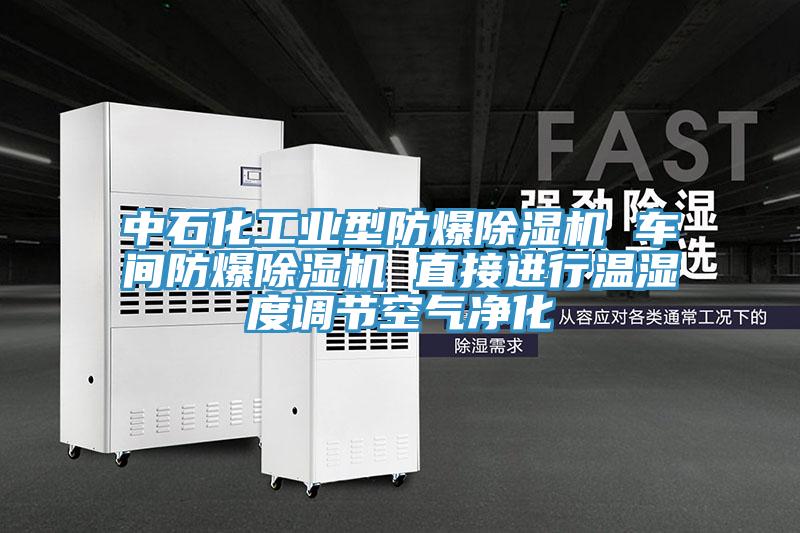 中石化工业型防爆小黄片直播视频 车间防爆小黄片直播视频 直接进行温湿度调节空气净化