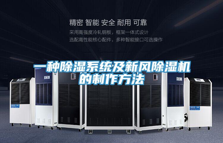 一种除湿系统及新风小黄片直播视频的制作方法