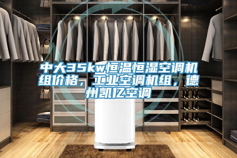 中大35kw恒温恒湿空调机组价格，工业空调机组，德州凯亿空调