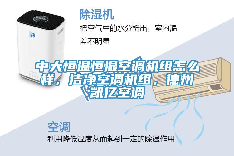 中大恒温恒湿空调机组怎么样，洁净空调机组，德州凯亿空调