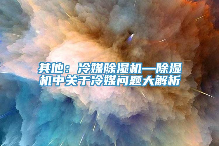 其他：冷媒小黄片直播视频—小黄片直播视频中关于冷媒问题大解析