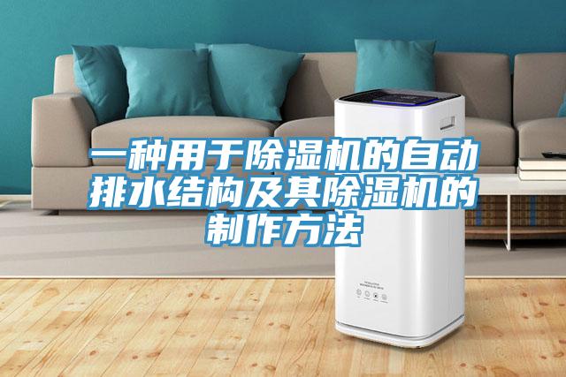 一种用于小黄片直播视频的自动排水结构及其小黄片直播视频的制作方法