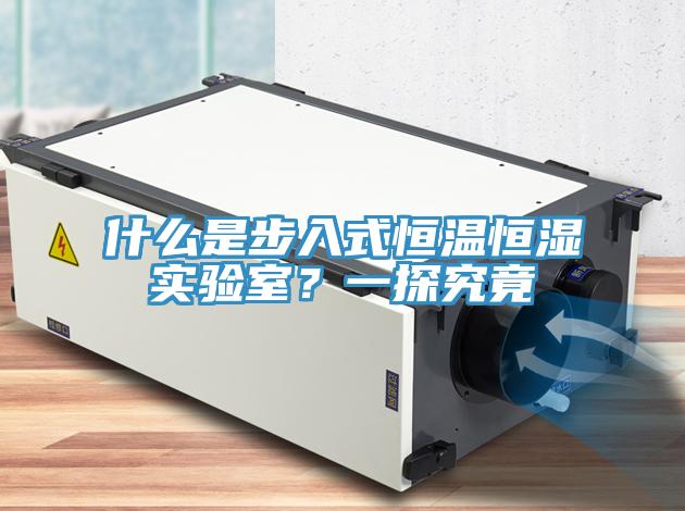 什么是步入式恒温恒湿实验室？一探究竟