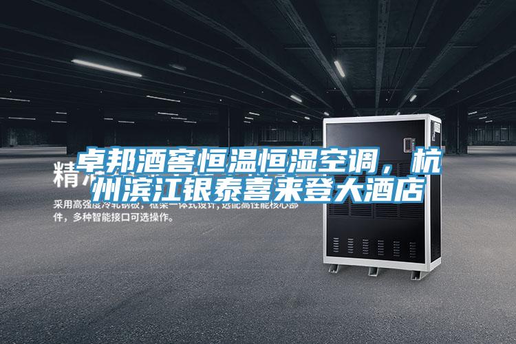 卓邦酒窖恒温恒湿空调，杭州滨江银泰喜来登大酒店