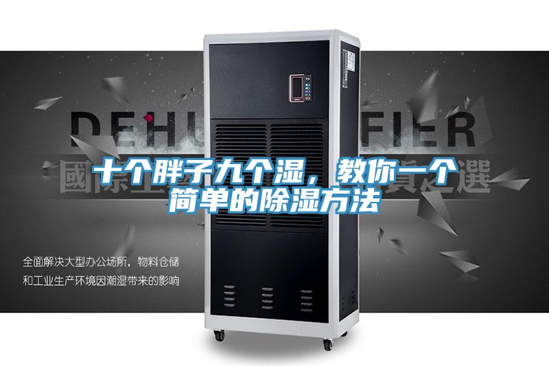 十个胖子九个湿，教你一个简单的除湿方法