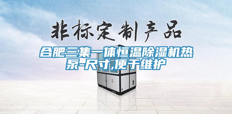合肥三集一体恒温小黄片直播视频热泵-尺寸,便于维护