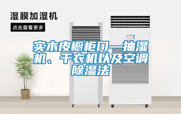 实木皮橱柜门—抽湿机、干衣机以及空调除湿法