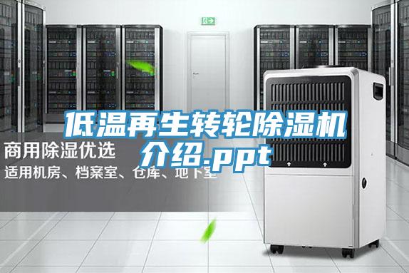 低温再生转轮小黄片直播视频介绍.ppt
