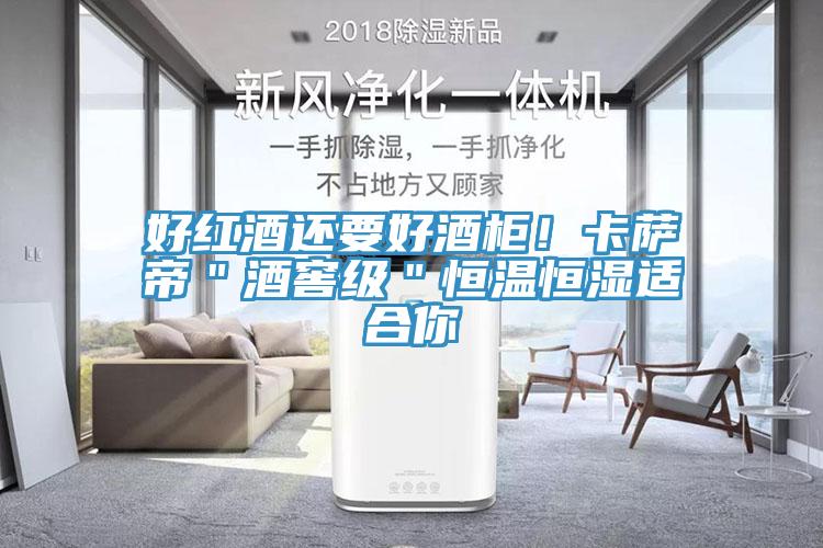 好红酒还要好酒柜！卡萨帝＂酒窖级＂恒温恒湿适合你