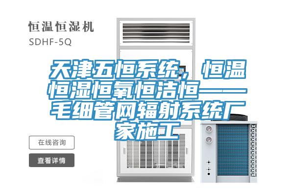 天津五恒系统，恒温恒湿恒氧恒洁恒——毛细管网辐射系统厂家施工