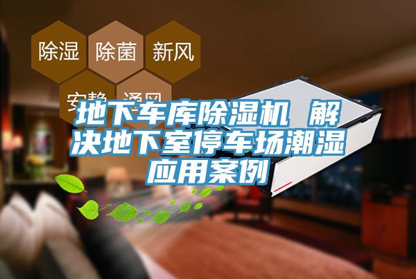 地下车库小黄片直播视频 解决地下室停车场潮湿应用案例