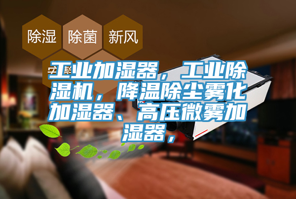 工业加湿器，工业小黄片直播视频，降温除尘雾化加湿器、高压微雾加湿器，