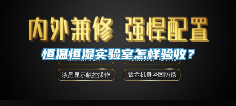 恒温恒湿实验室怎样验收？