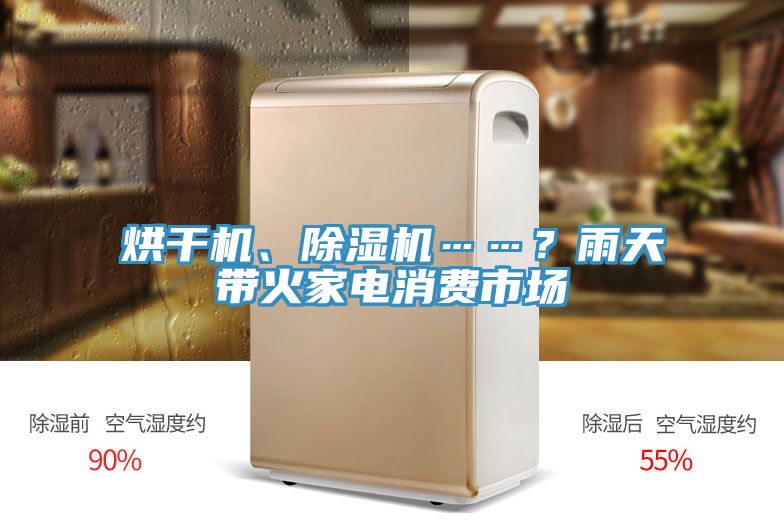 烘干机、小黄片直播视频……？雨天带火家电消费市场