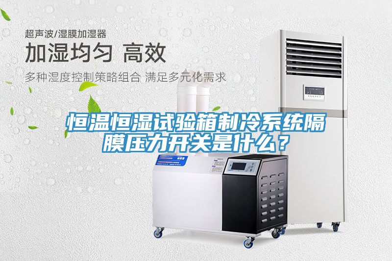 恒温恒湿试验箱制冷系统隔膜压力开关是什么？