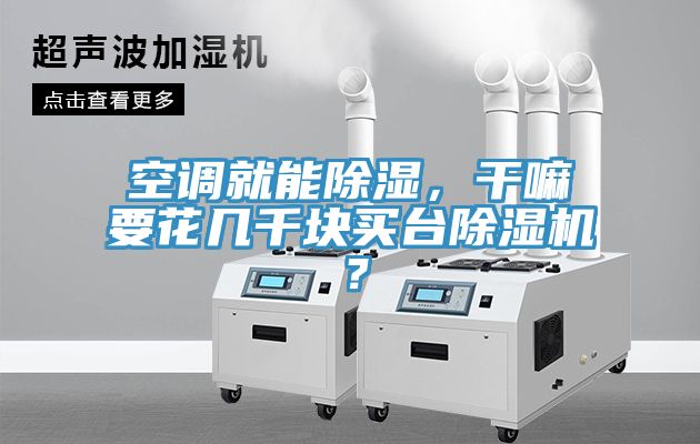 空调就能除湿，干嘛要花几千块买台小黄片直播视频？