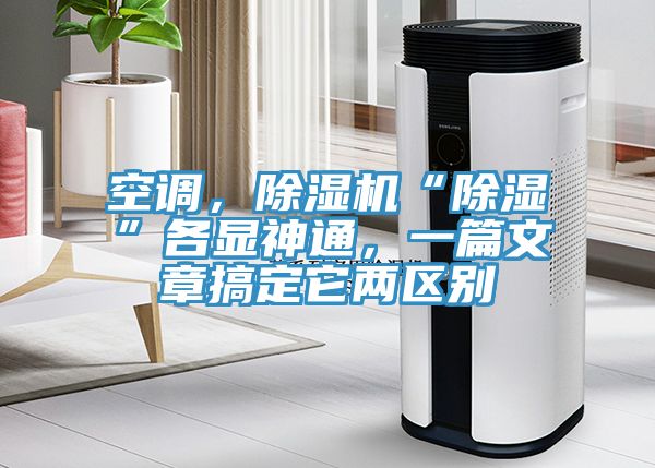 空调，小黄片直播视频“除湿”各显神通，一篇文章搞定它两区别