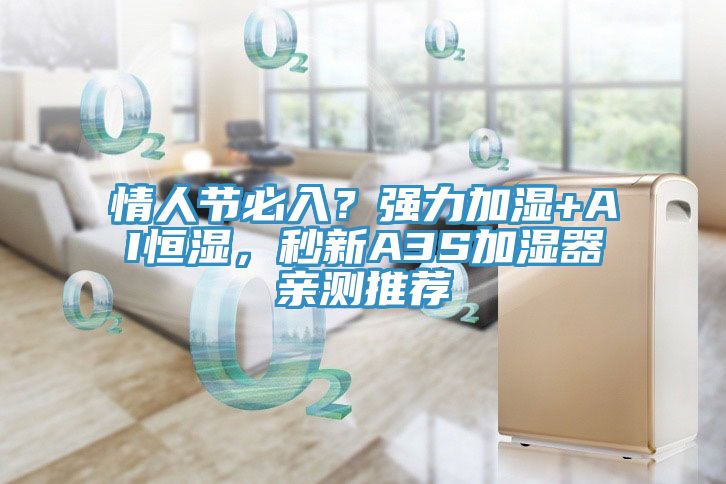 情人节必入？强力加湿+AI恒湿，秒新A3S加湿器亲测推荐