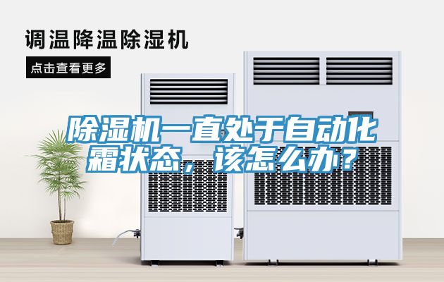 小黄片直播视频一直处于自动化霜状态，该怎么办？
