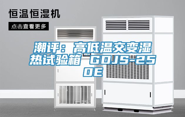 潮评：高低温交变湿热试验箱 GDJS-250E