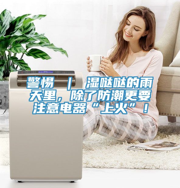 警惕 ｜ 湿哒哒的雨天里，除了防潮更要注意电器“上火”！